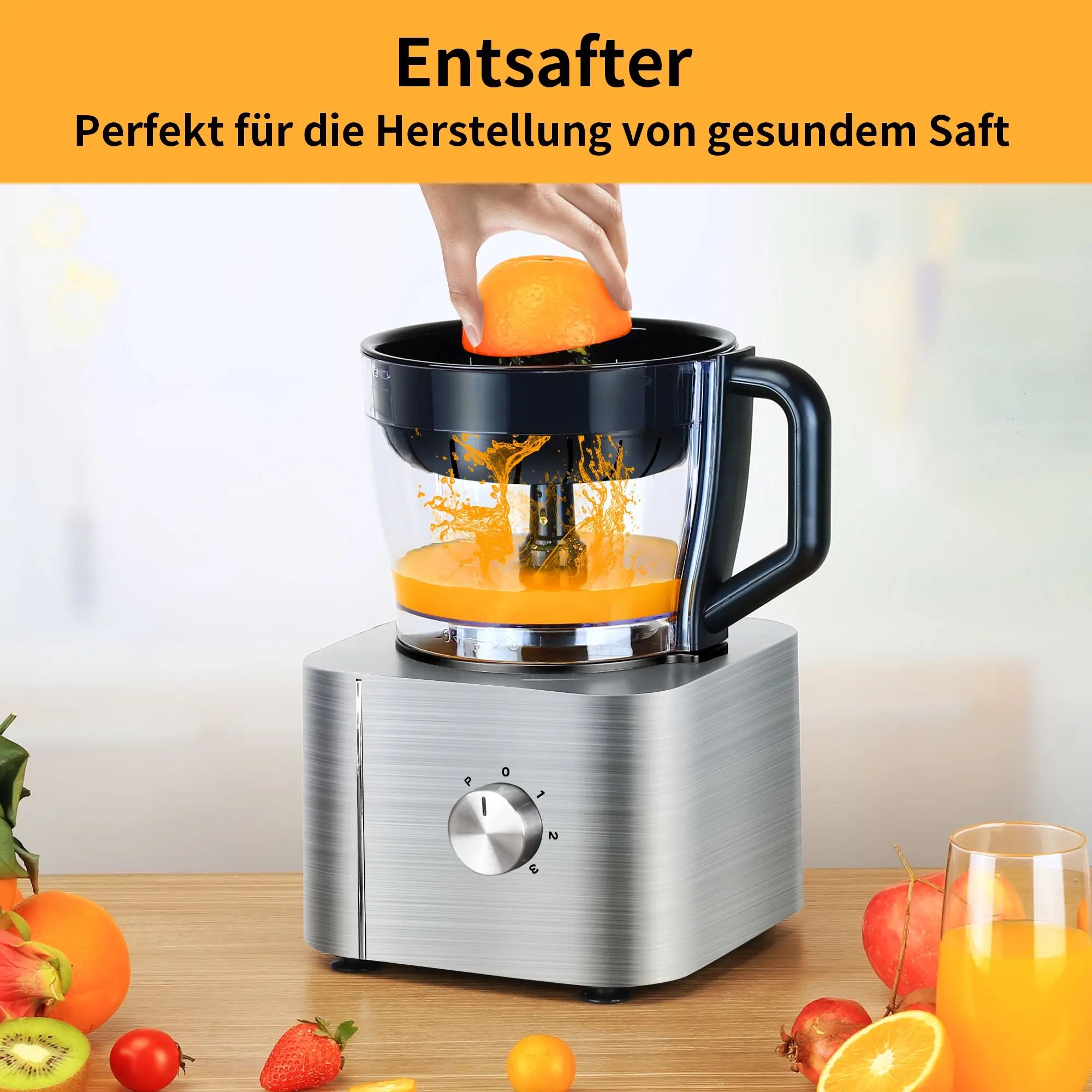 TopStrong 1100W 3.2L＋1.5L Three speed food processor YYFP405