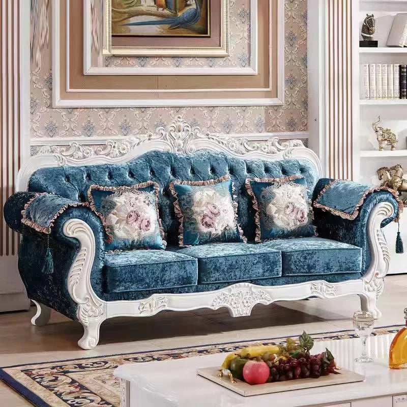 Designer European Living Room Sofas Minimalist Nordic Lounges Sofas Double Armchair Designer Canape Salon Home Furniture