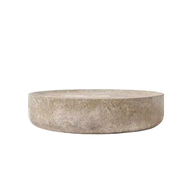 Modern Round Side Table Clear Japanese Industrial Simple Cute Space Saving Coffee Table Unique Mesas Bajas Living Room Furniture