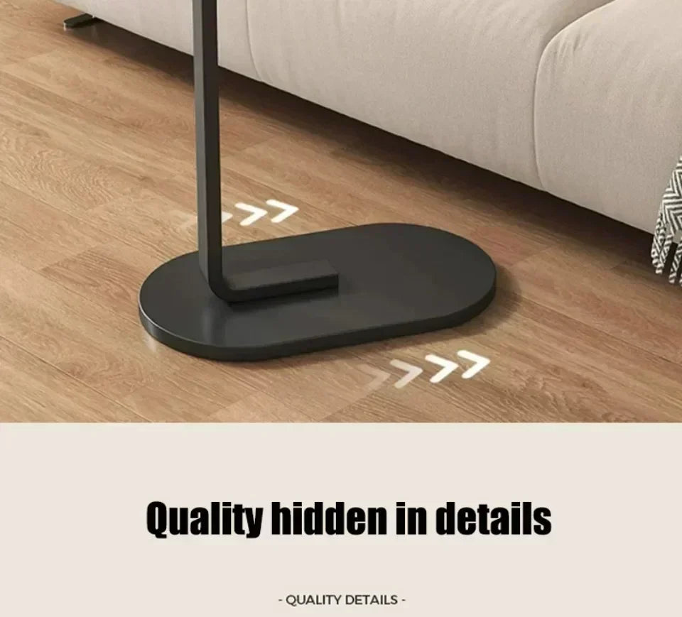 C-shaped Side Table Small Coffee Table Living Room Sofa Table Home Portable Modern Light Luxury Style Home Compact Coffee Table